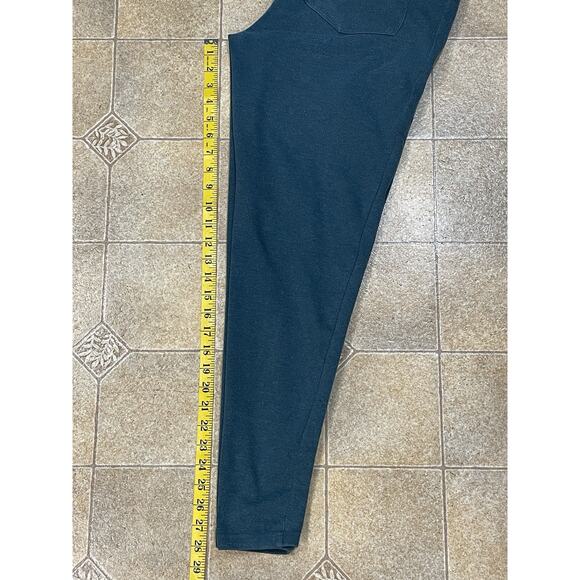Alphalete Men’s Joggers/Sweatpants Size Medium Fleece Green Zip Pockets-Casual - Picture 5 of 10
